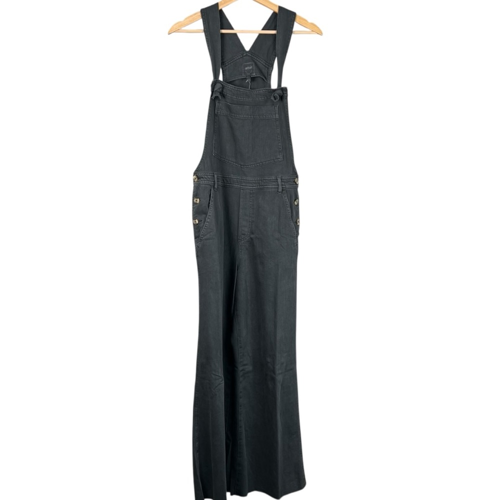 Aerie Wide Leg Smoked Gray Overalls Women’s Size Medium NWT
